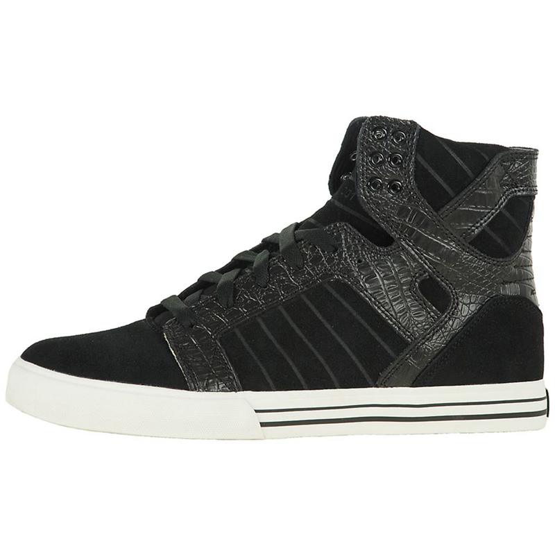 Zapatillas Altas Supra Argentina Hombre - SKYTOP Negras (RBQKH-3802)